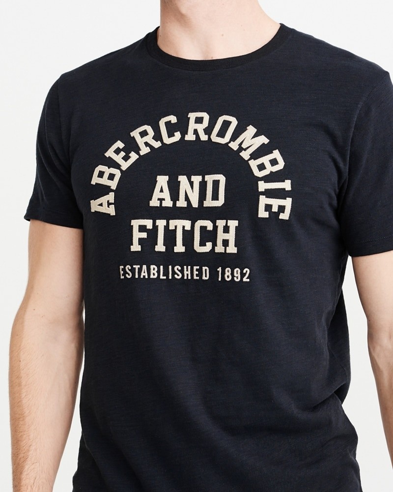 Hình Áo thun nam Abercrombie & Fitch AF-US-T26 Applique Logo Tee