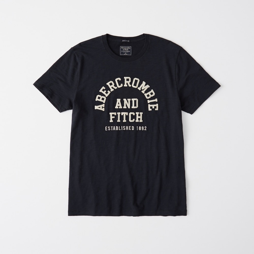 Hình Áo thun nam Abercrombie & Fitch AF-US-T26 Applique Logo Tee