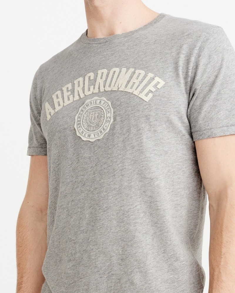 Hình Áo thun nam Abercrombie & Fitch AF-US-T27 Applique Logo Tee