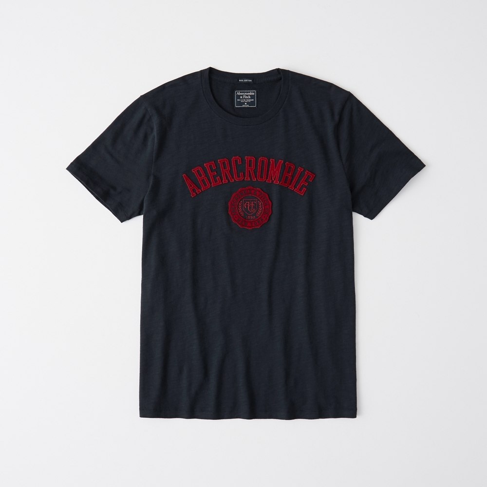 Hình Áo thun nam Abercrombie & Fitch AF-US-T28 Applique Logo Tee