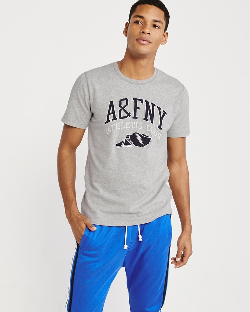 Hình Áo thun nam Abercrombie & Fitch AF-US-T30 Applique Logo Tee