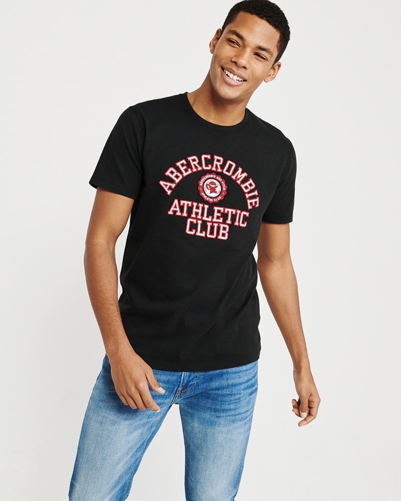 Hình Áo thun nam Abercrombie & Fitch AF-US-T31 Applique Logo Tee