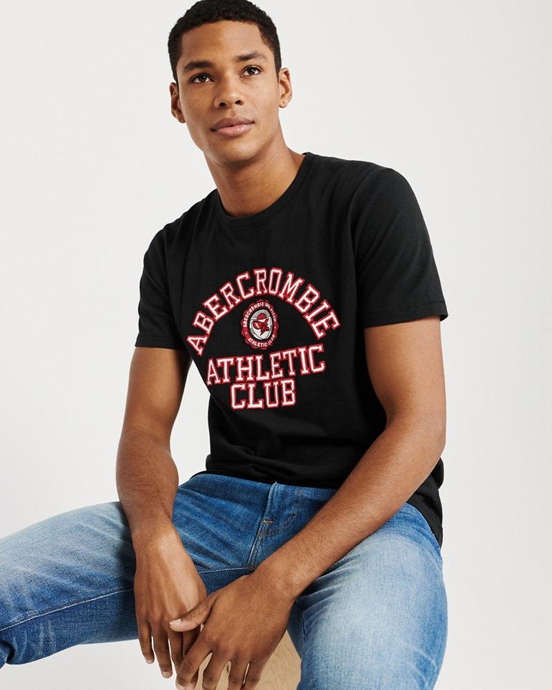 Hình Áo thun nam Abercrombie & Fitch AF-US-T31 Applique Logo Tee