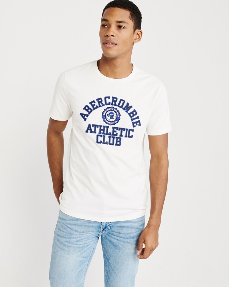 Hình Áo thun nam Abercrombie & Fitch AF-US-T32 Applique Logo Tee