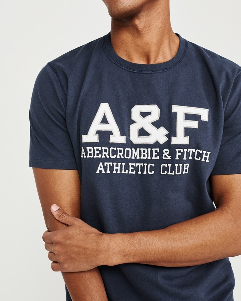 Hình Áo thun nam Abercrombie & Fitch AF-US-T33 Applique Logo Tee
