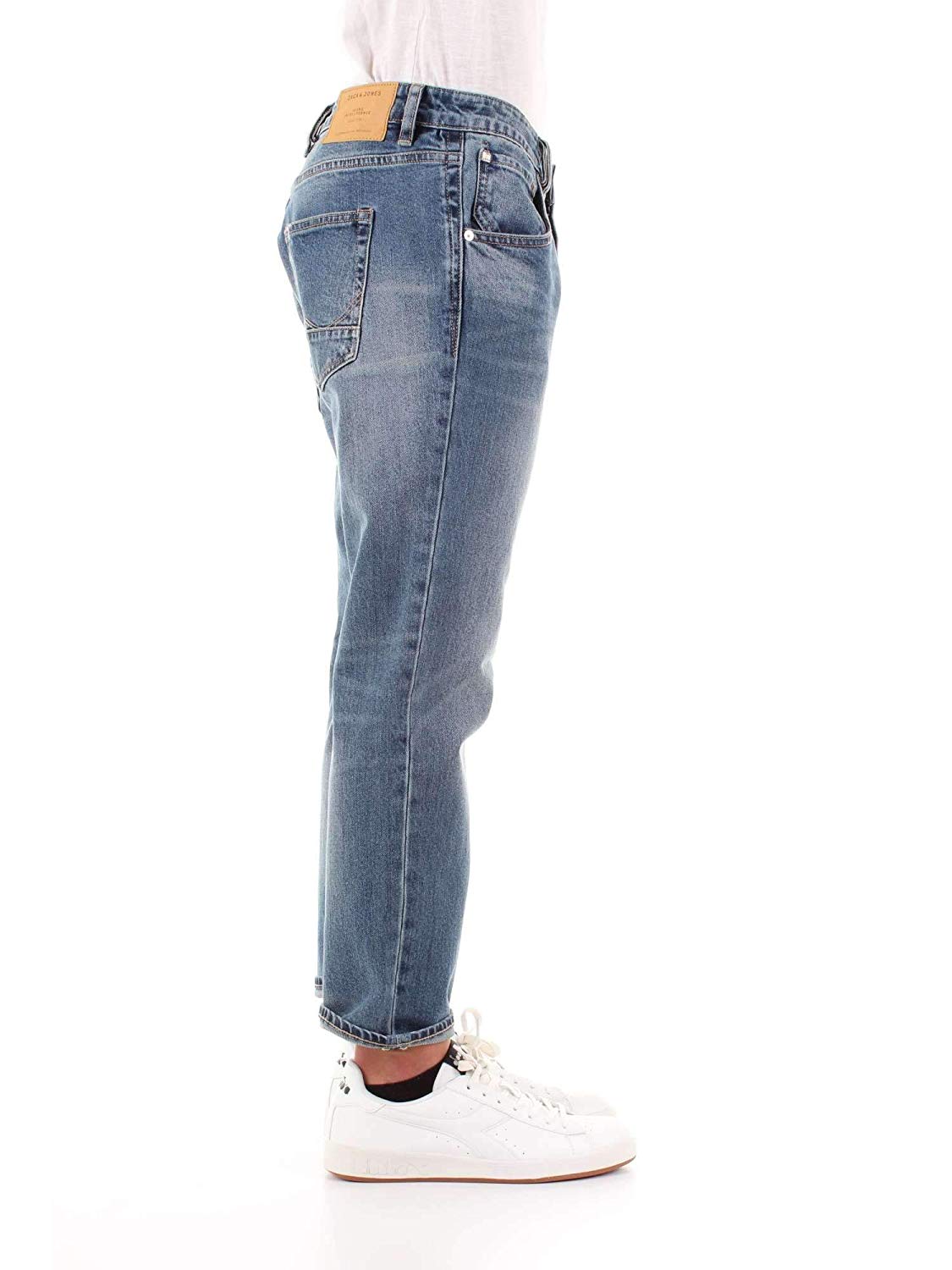 Hình Quần jeans nam Jack & Jones JAJ-J10 Frank Slim Fit Cropped