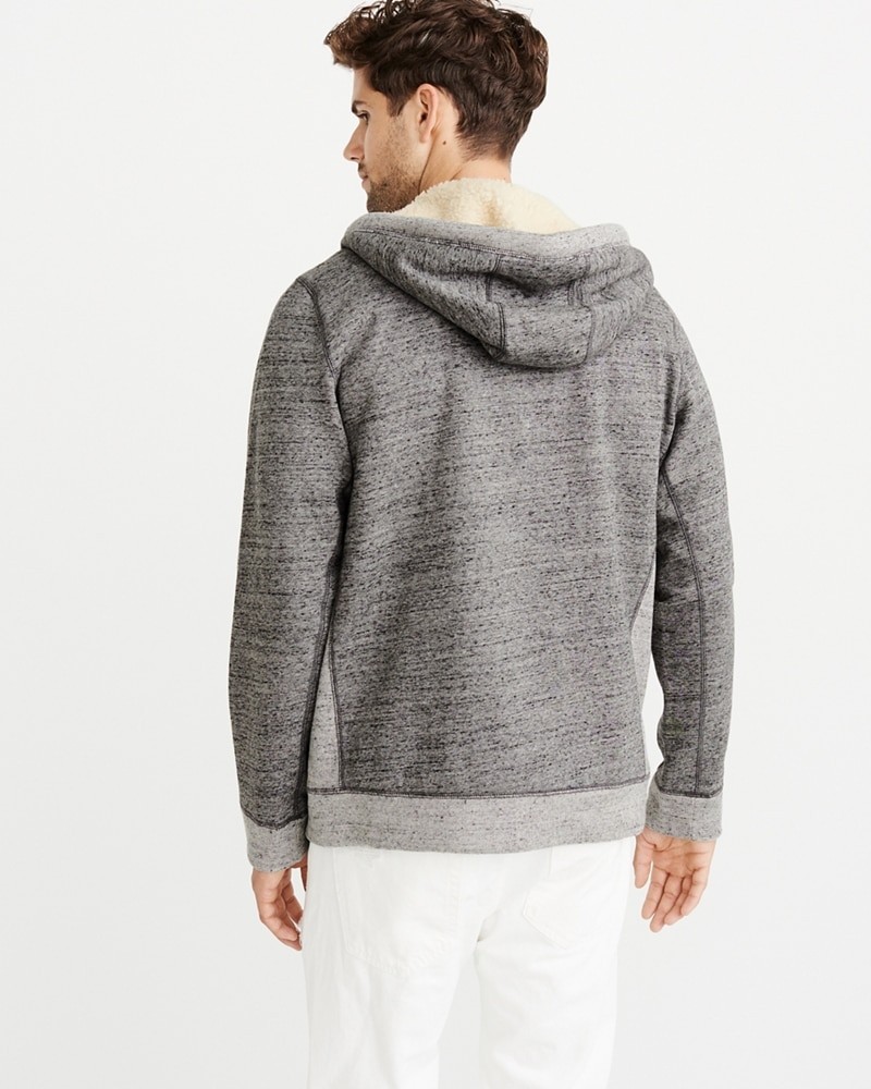 Hình Áo khoác lông cừu nam AF-US-K18 Sherpa-Lined Full-Zip Jacket