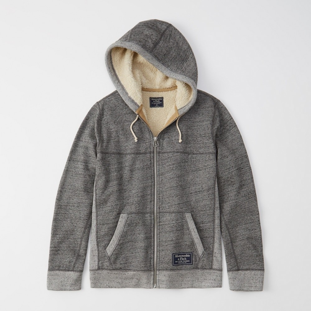 Hình Áo khoác lông cừu nam AF-US-K18 Sherpa-Lined Full-Zip Jacket