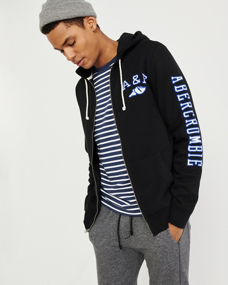 Hình Áo khoác nam Abercrombie & Fitch AF-US-K21 Full-Zip Logo Hoodie
