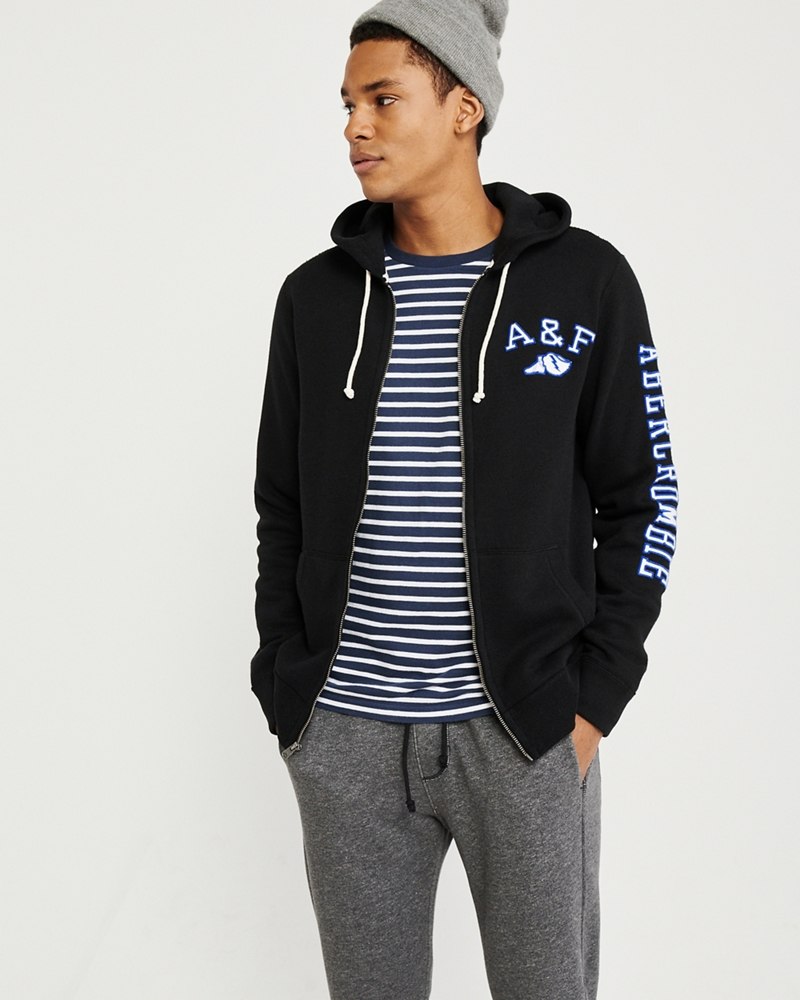 Hình Áo khoác nam Abercrombie & Fitch AF-US-K21 Full-Zip Logo Hoodie