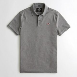 Hình Áo thun nam Hollister HCO-P200 Stretch Slim Fit Polo Dark Heather Grey