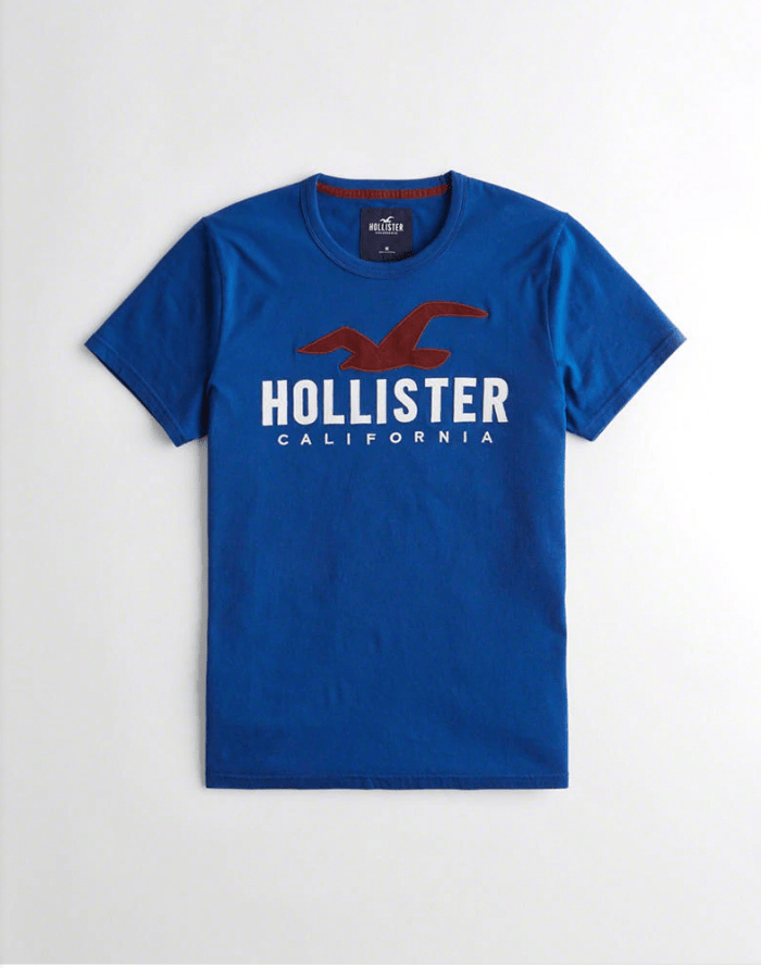 Hình Áo thun nam Hollister California HCO-T140 Applique Logo Graphic Tee