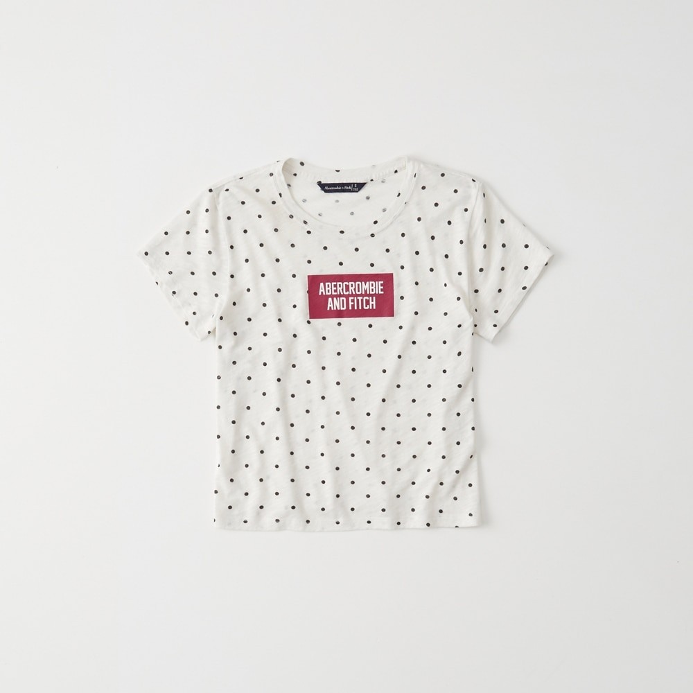 Hình Áo thun nữ Abercrombie & Fitch AF-US-NT05 Short-Sleeve Logo Tee