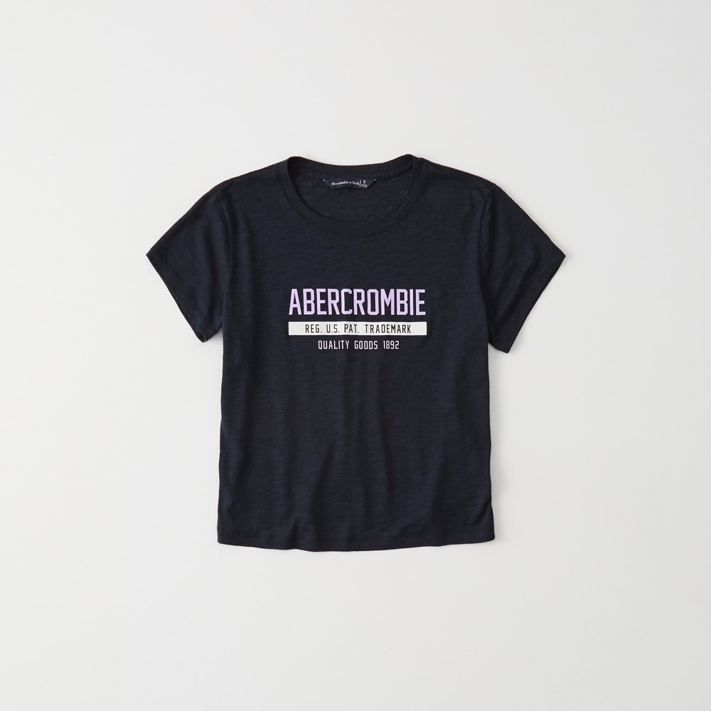 Hình Áo thun nữ Abercrombie & Fitch AF-US-NT06 Short-Sleeve Logo Tee