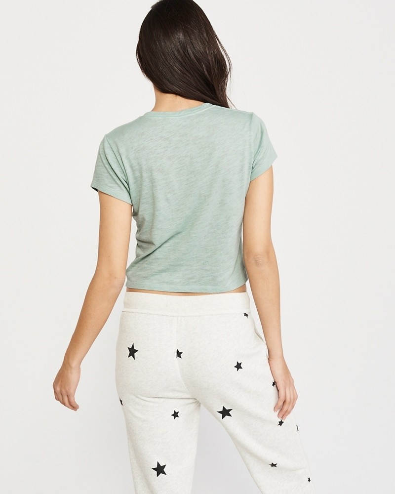 Hình Áo thun nữ Abercrombie & Fitch AF-US-NT08 Short-Sleeve Logo Tee