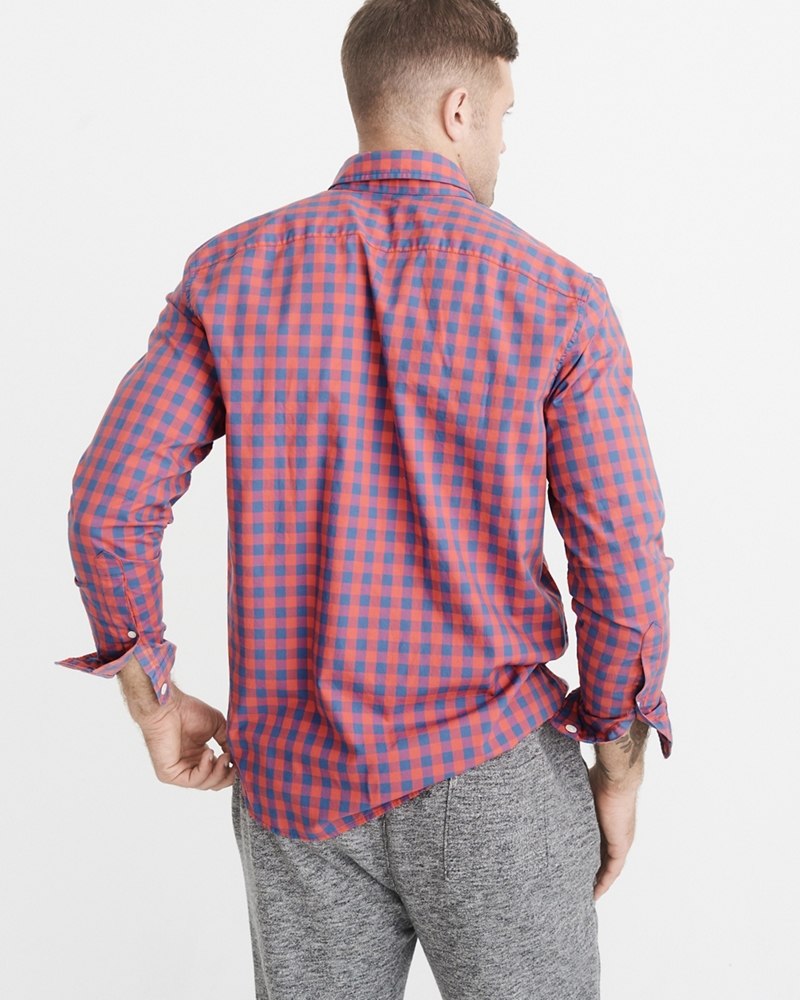 Hình Áo sơmi nam Abercrombie & Fitch AF-US-SM79 Stretch Poplin Shirt