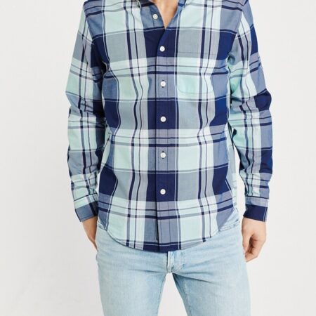 Hình Áo sơmi nam Abercrombie & Fitch AF-US-SM80 Poplin Shirt Signature Fit