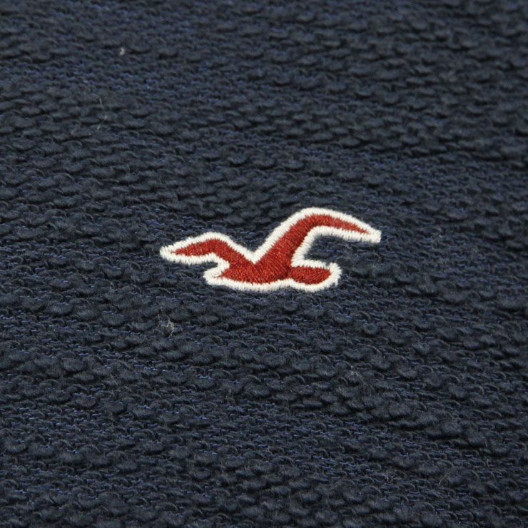 Hình Áo thun nam Hollister cổ trụ HCO-H13 Textured Boucle Henley