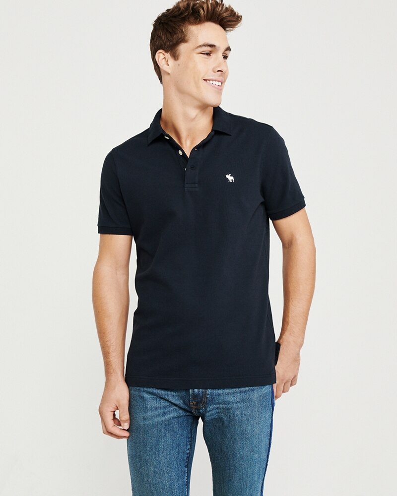 Hình Áo thun polo Abercrombie & Fitch AF-US-P32 Short-Sleeve Stretch Polo