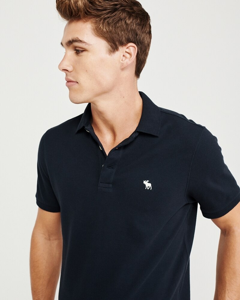 Hình Áo thun polo Abercrombie & Fitch AF-US-P32 Short-Sleeve Stretch Polo