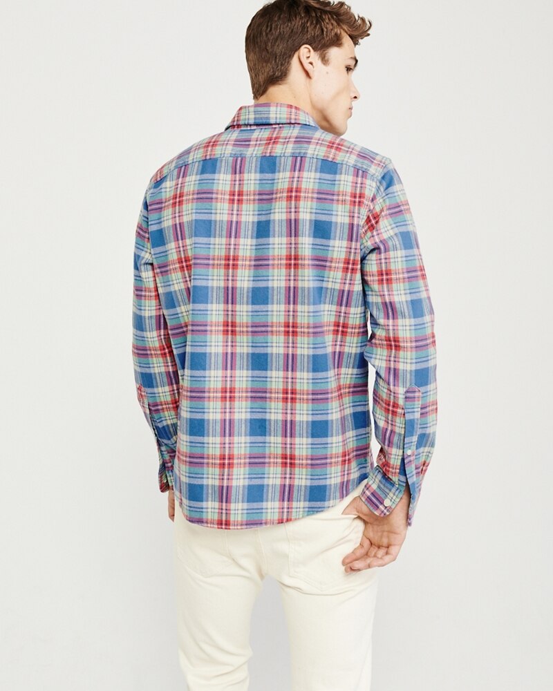 Hình Áo sơmi nam Abercrombie & Fitch AF-US-SM86 Spring Flannel Shirt