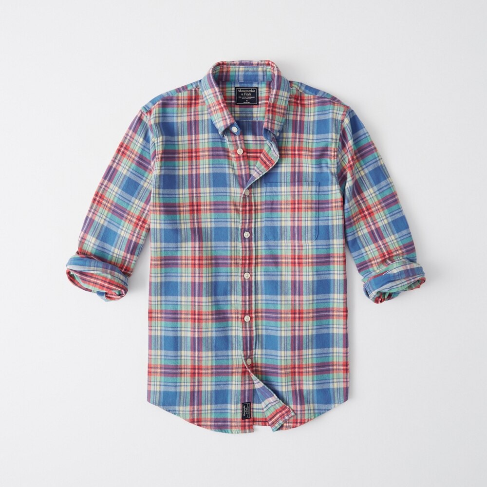 Hình Áo sơmi nam Abercrombie & Fitch AF-US-SM86 Spring Flannel Shirt