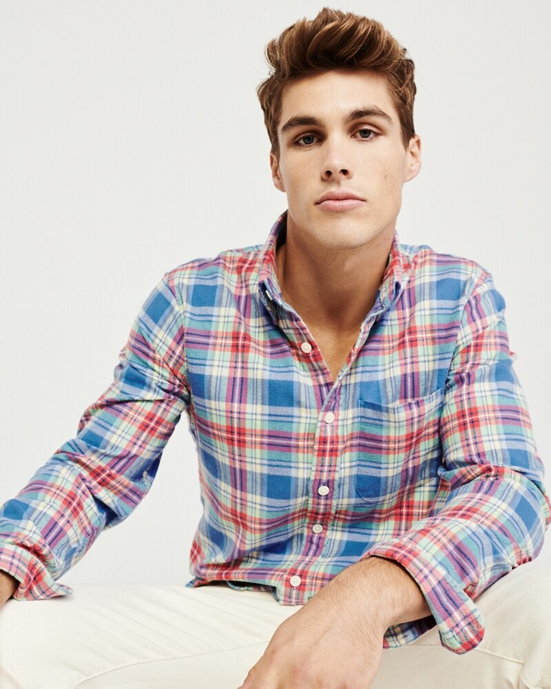 Hình Áo sơmi nam Abercrombie & Fitch AF-US-SM86 Spring Flannel Shirt