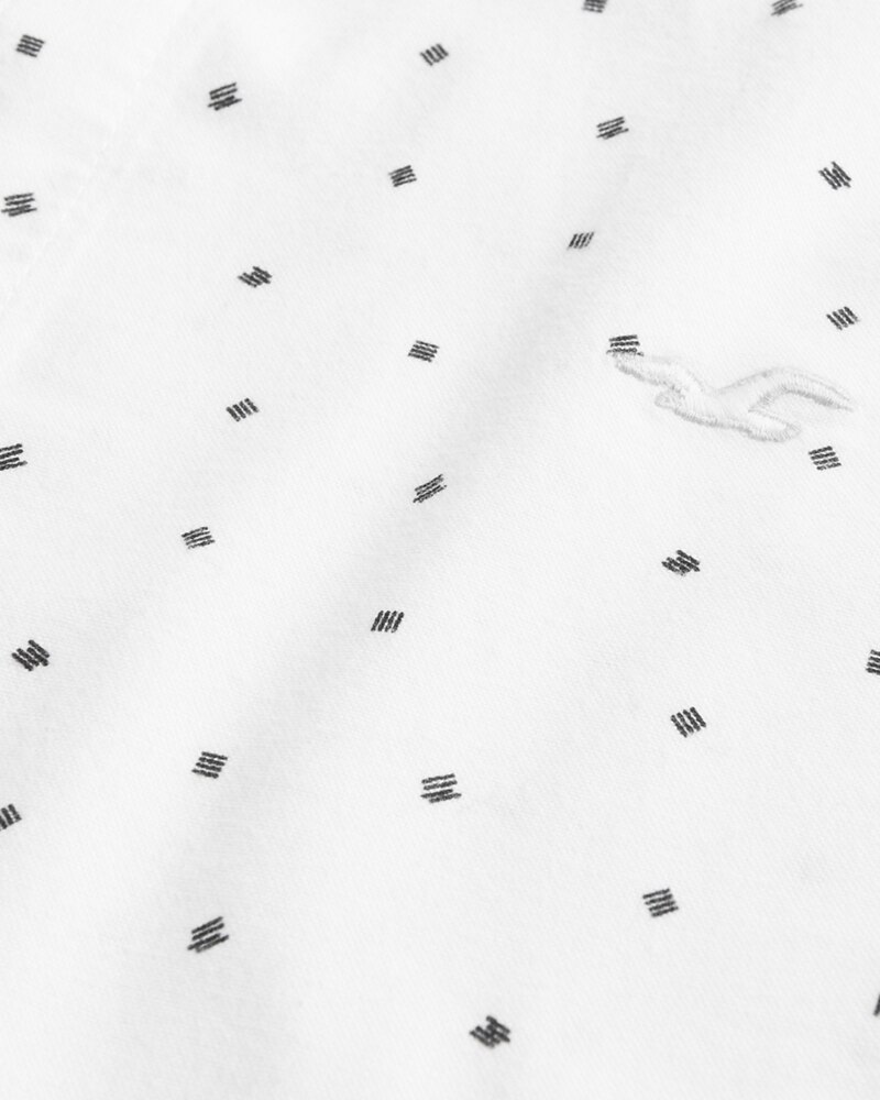 Hình Áo sơmi nam Hollister HCO-US-SM23 Stretch Oxford Muscle Fit Shirt