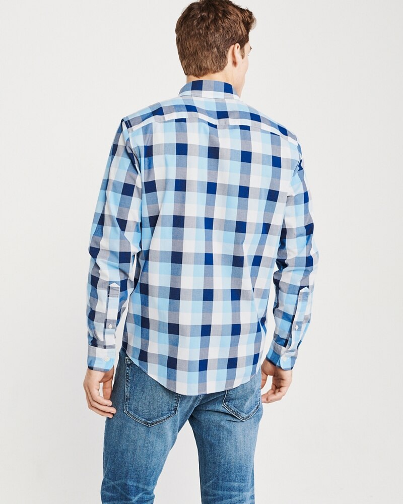 Hình Áo sơmi nam Abercrombie & Fitch AF-US-SM88 Poplin Shirt Signature Fit