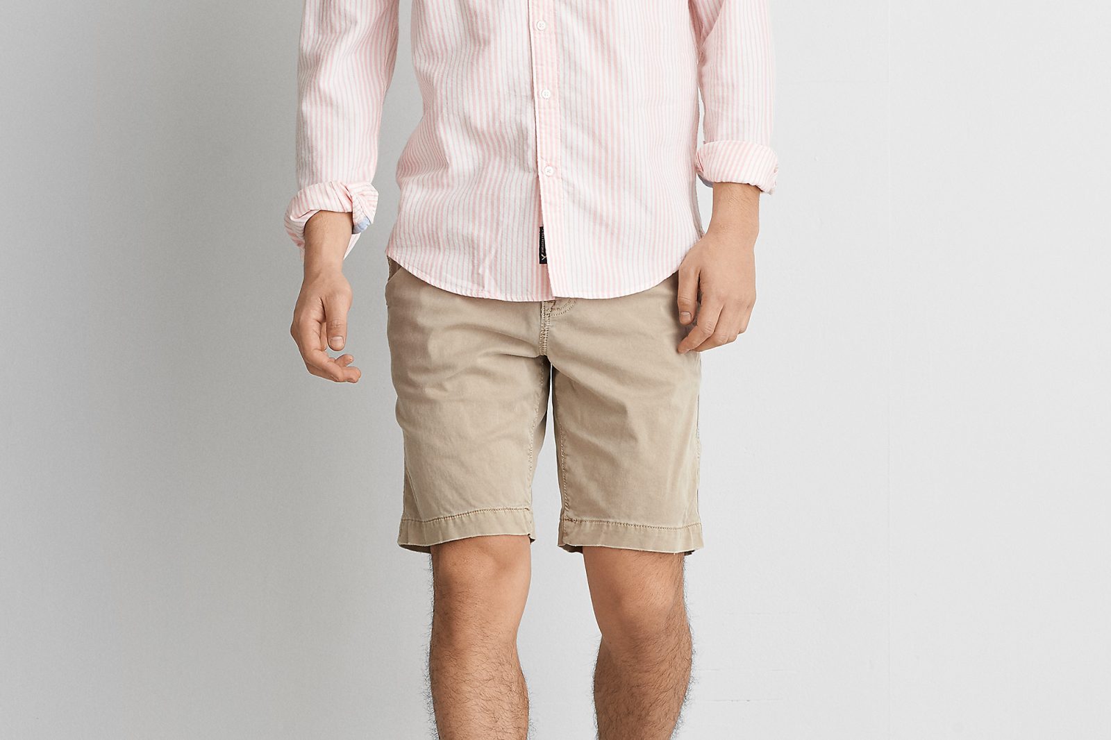 Hình Quần shorts khaki nam American Eagle AE-S03 Classic