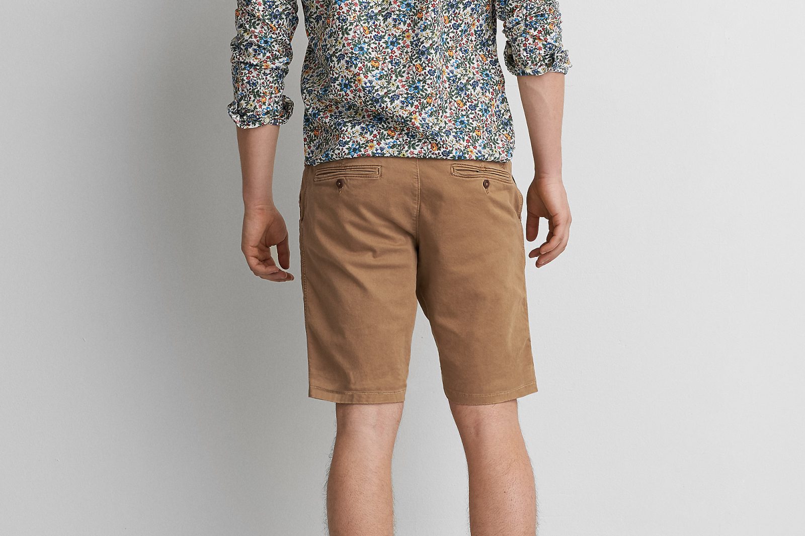 Hình Quần shorts khaki nam American Eagle AE-S04 Classic