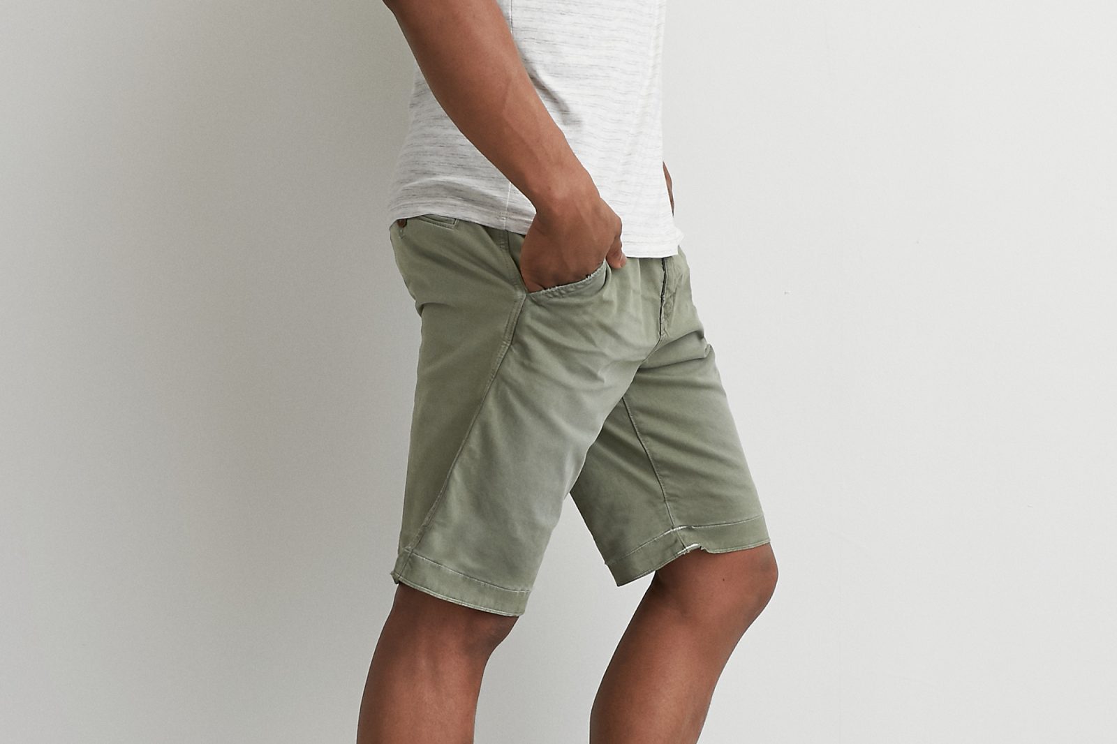 Hình Quần shorts khaki nam American Eagle AE-S05 Classic