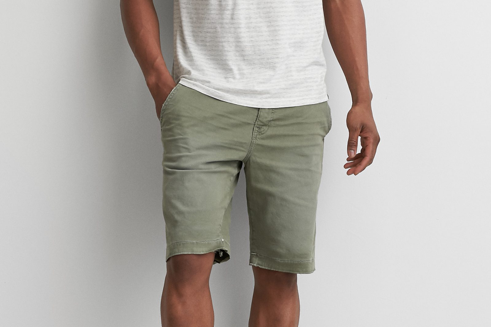 Hình Quần shorts khaki nam American Eagle AE-S05 Classic