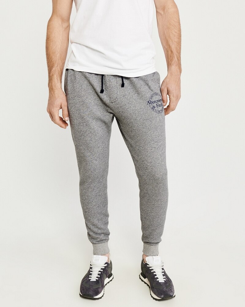 Hình Quần dài nam Abercrombie & Fitch AF-Q16 Print Logo Joggers