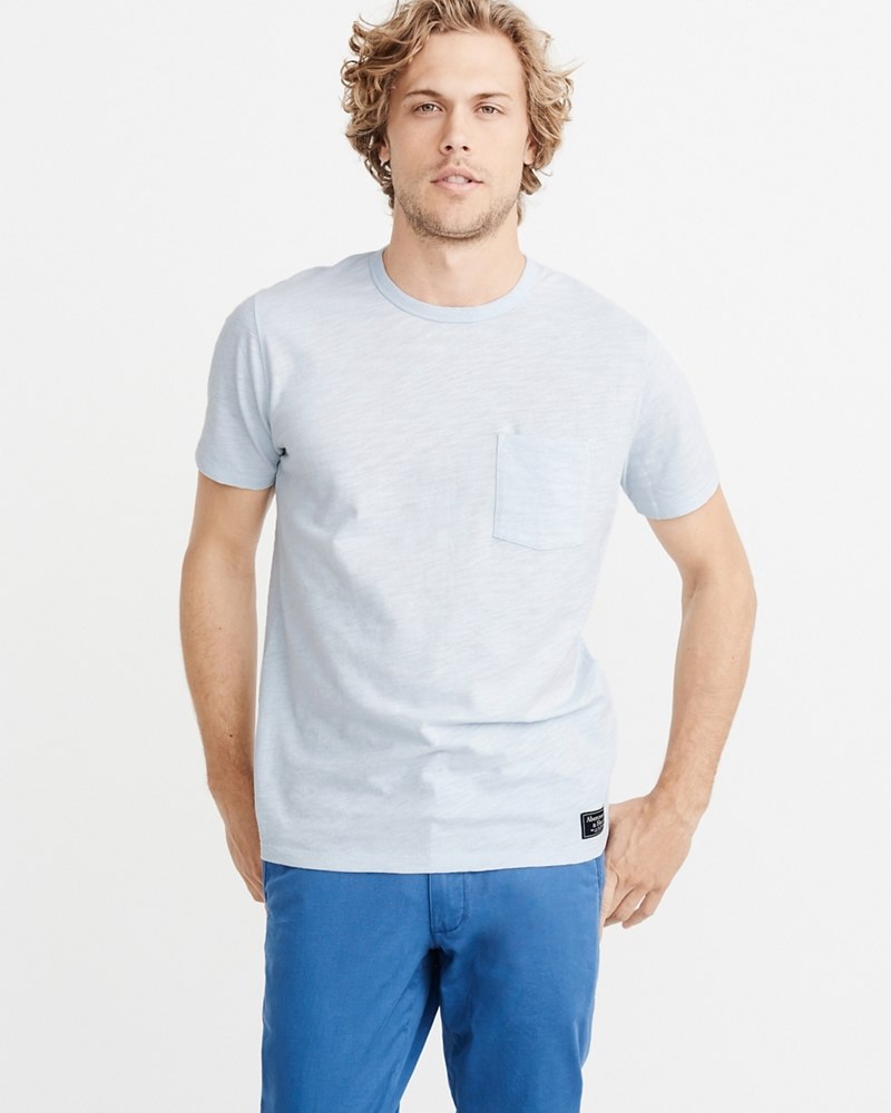 Hình Áo thun nam Abercrombie & Fitch AF-US-T45 Pocket Crew Tee