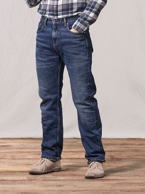 Kiểu quần jeans Levis 505 Regular - kiểu quần jeans dùng khóa kéo zip
