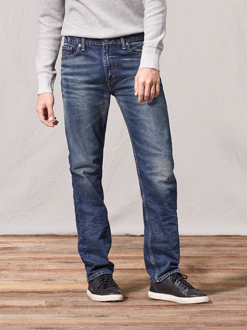 Kiểu quần jeans Levis 513 Slim Straight - kiểu quần jean ôm đùi ống đứng