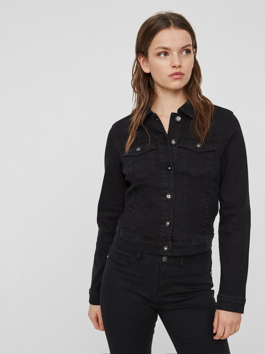 Hình Áo khoác jean nữ Veromoda VM-NK01 SHORT DENIM JACKET