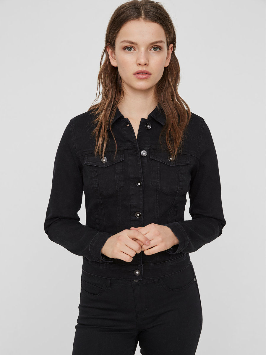 Hình Áo khoác jean nữ Veromoda VM-NK01 SHORT DENIM JACKET