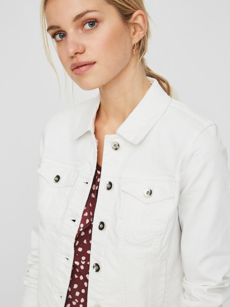 Hình Áo khoác jean nữ Veromoda VM-NK02 SHORT DENIM JACKET