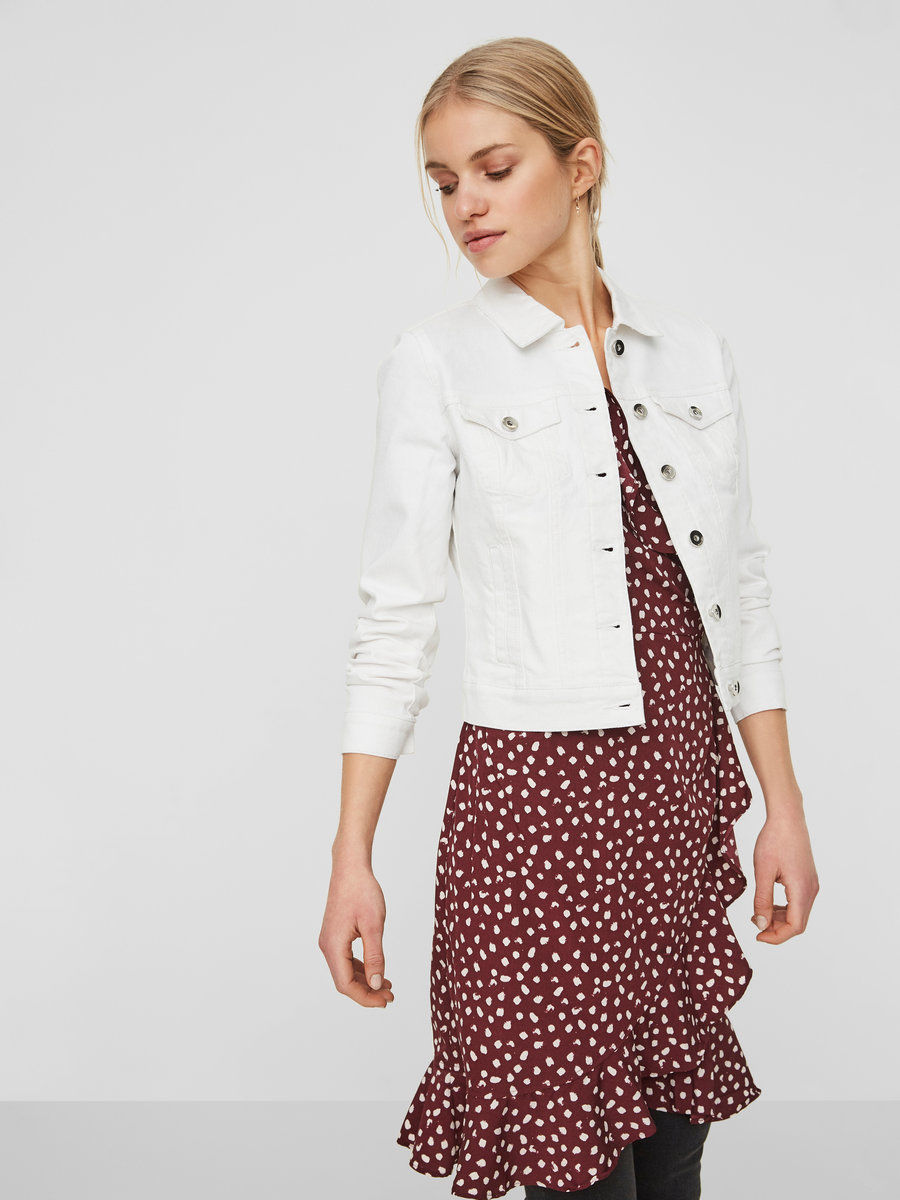 Hình Áo khoác jean nữ Veromoda VM-NK02 SHORT DENIM JACKET