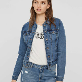 Hình Áo khoác jean nữ Veromoda VM-NK03 SHORT DENIM JACKET