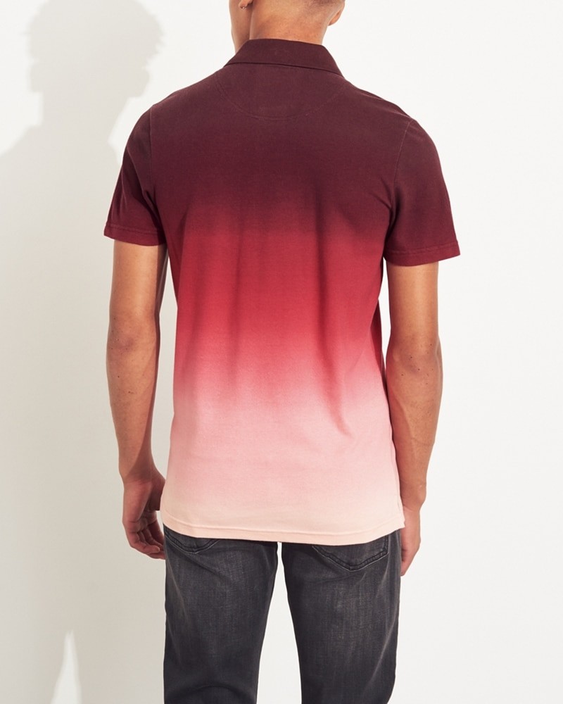 Hình Áo thun nam Hollister HCO-P208 Stretch Ombré Polo
