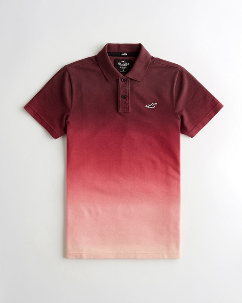 Hình Áo thun nam Hollister HCO-P208 Stretch Ombré Polo