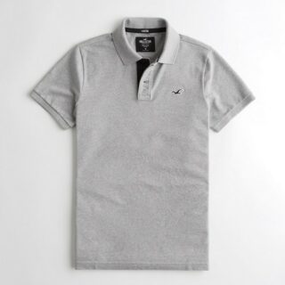 Hình Áo thun nam Hollister HCO-P210 Stretch Polo heather grey