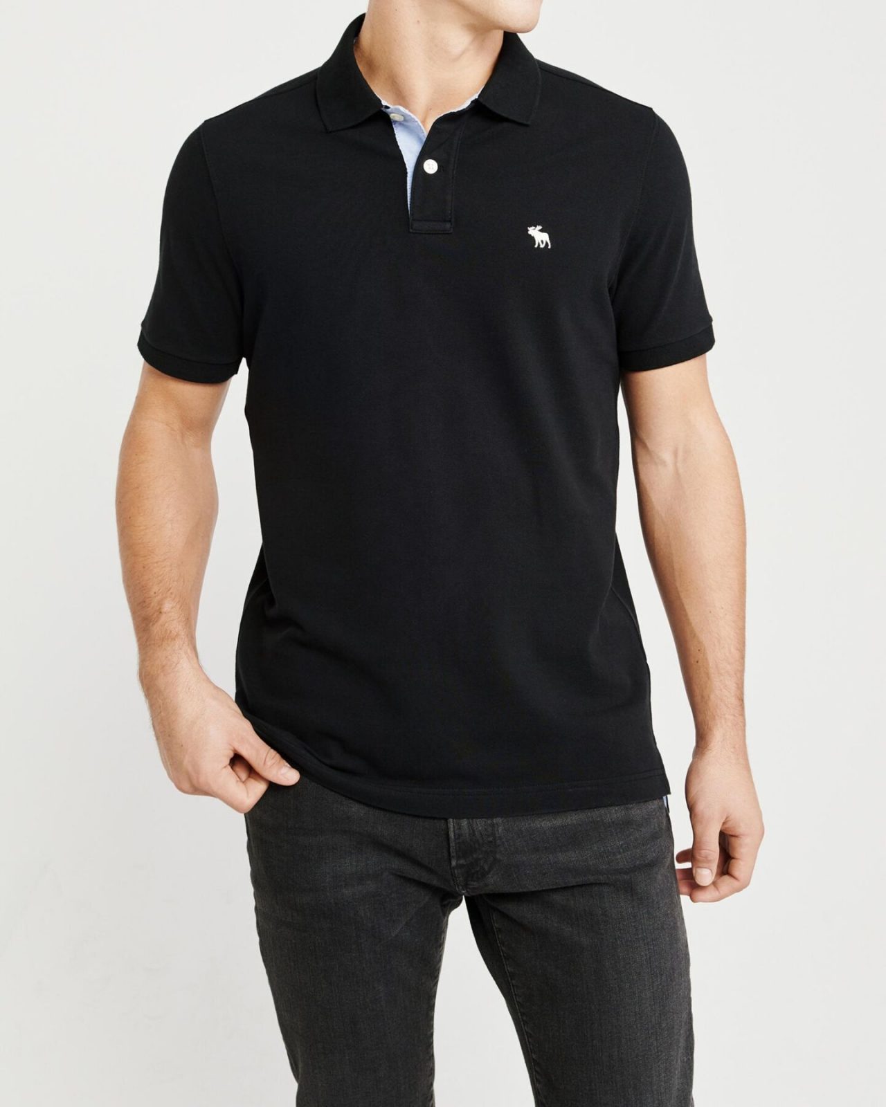 Áo thun polo Abercrombie & Fitch AF-US-P38 Relaxed Stretch Icon Polo