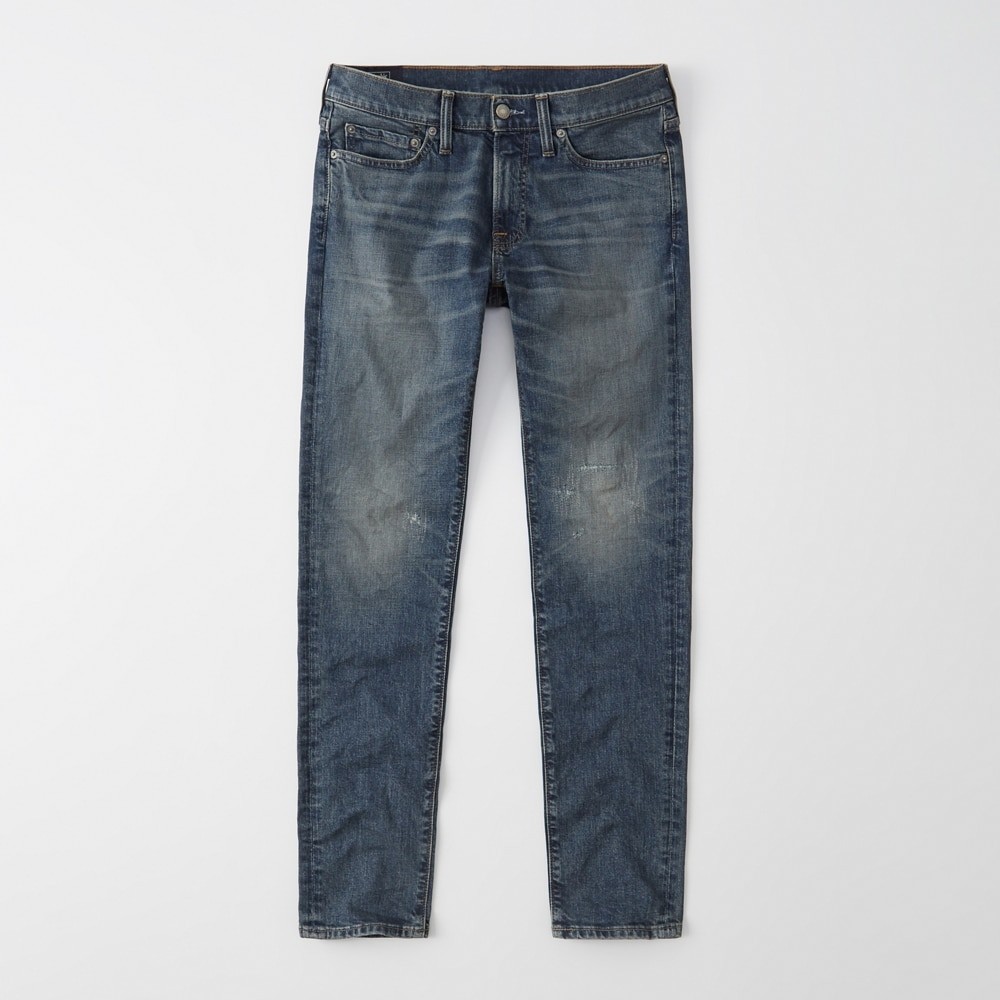 Hình Quần Jean nam Abercrombie & Fitch AF-US-J46 DISTRESSED SUPER SKINNY JEANS