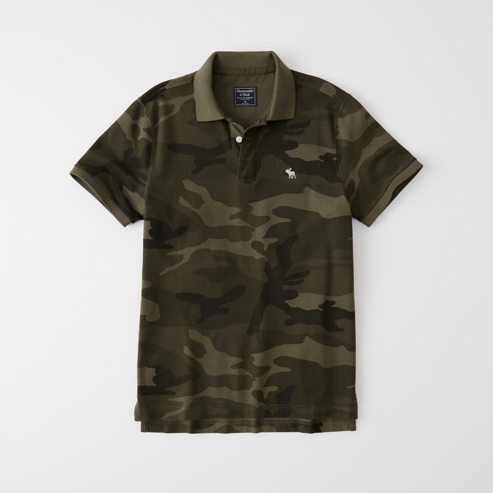 Hình Áo thun polo Abercrombie & Fitch AF-US-P33 Camo Icon Polo Signature Fit
