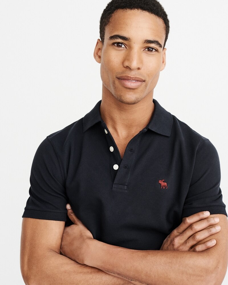 Hình Áo thun polo Abercrombie & Fitch AF-US-P34 Stretch Polo Signature Fit