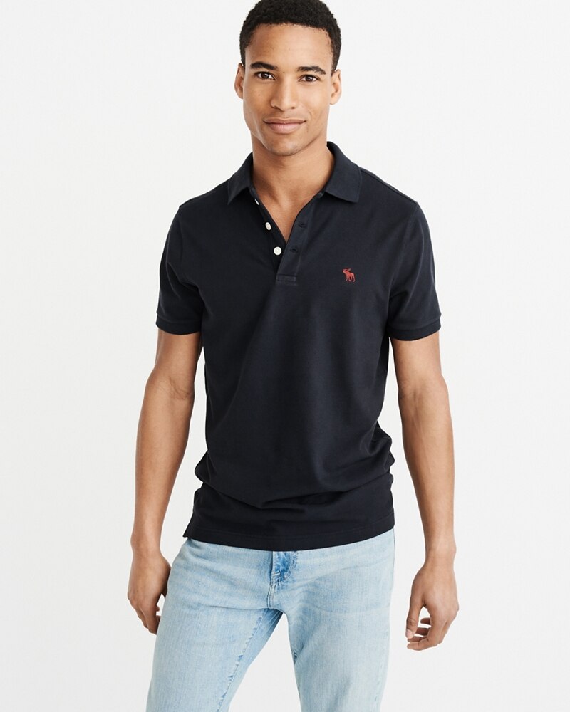 Hình Áo thun polo Abercrombie & Fitch AF-US-P34 Stretch Polo Signature Fit